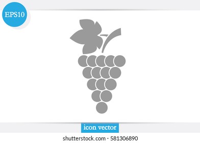Grapes icon vector illustration.