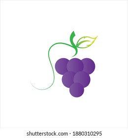 Grapes icon vector illustration design template