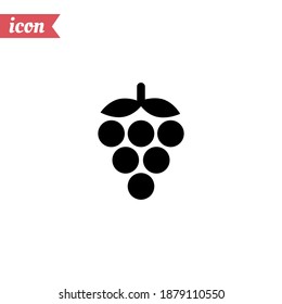 grapes icon. Vector illustration EPS 10.