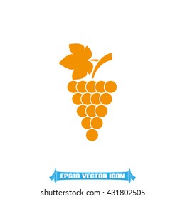Grapes icon vector illustration eps10.