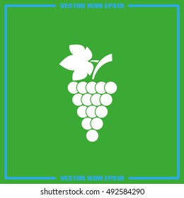 Grapes icon vector illustration eps10.