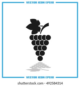 Grapes icon vector illustration eps10.