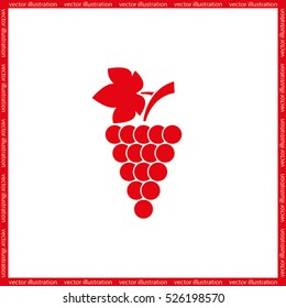 Grapes icon vector illustration eps10.