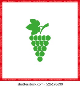Grapes icon vector illustration eps10.