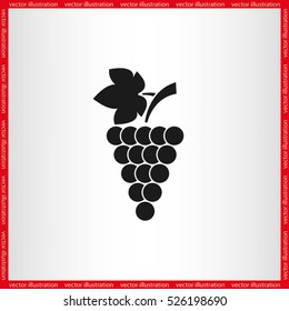Grapes icon vector illustration eps10.