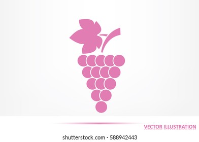 Grapes icon vector illustration eps10.