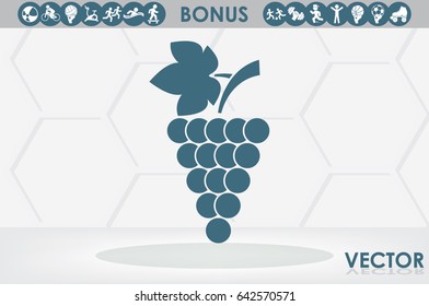 Grapes icon vector illustration eps10.