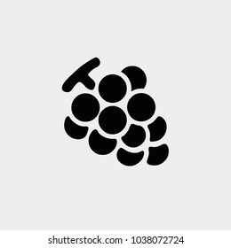 Grapes icon. Vector grapes illustration. Grapes fruit