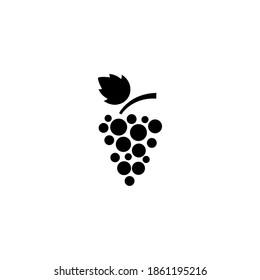 Grapes icon vector isolated illustration