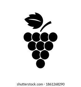 Grapes icon vector isolated illustration
