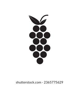 grapes icon vector template illustration logo design