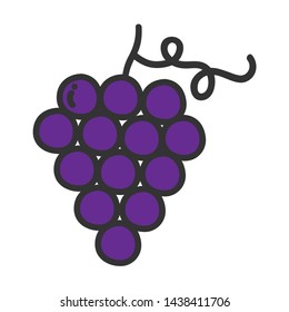 Grapes icon for web, app, website and others