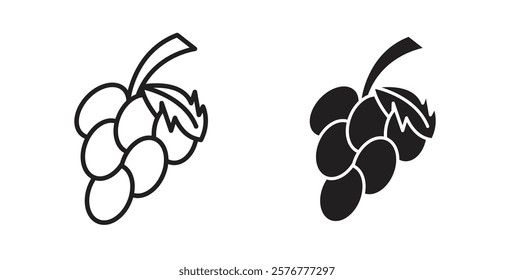 Grapes icons pack for ui designs