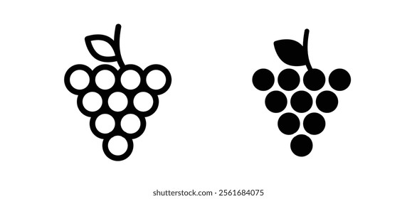 Grapes icons for web ui designs