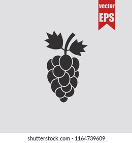 Grapes icon.Vector illustration.