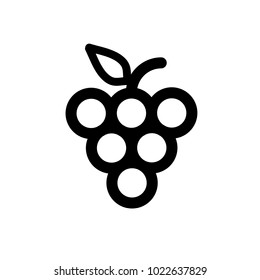 Grapes icon,vector illustration. Flat design style. vector grapes icon illustration isolated on White background, grapes icon Eps10. grapes icons graphic design vector symbols.
