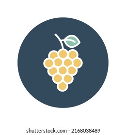 Grapes Isolated Vector icon which can easily modify or edit

