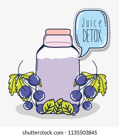 Grapes juice detox