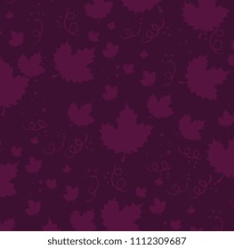 grapes leafs pattern background