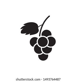 Grapes logo template vector icon illustration design