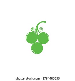 Grapes logo template vector icon illustration design