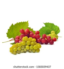 Grapes low poly. Fresh, nutritious, tasty grapes. Delicious and healthy dessert. Elements for label design. Fruits ingredients in triangulation technique. Vector illustration.