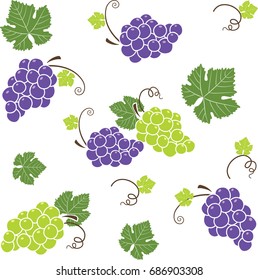 grapes pattern saemless