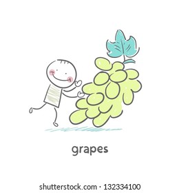 Grapes and people