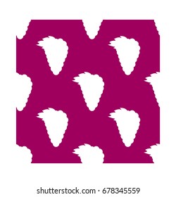 Grapes seamless pattern in flat style. Vector illustration for print  and creative design