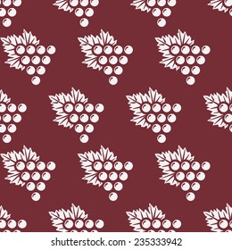 grapes seamless pattern - vector illustration. eps 8