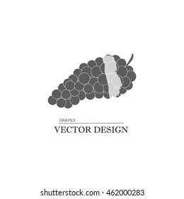 Grapes. Vector design