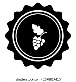 grapes vector icon