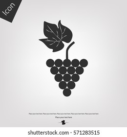 Grapes vector icon