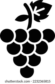 Grapes Vector Icon Design Illustration
