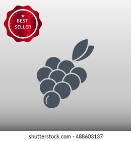 Grapes Vector Icon Illustration