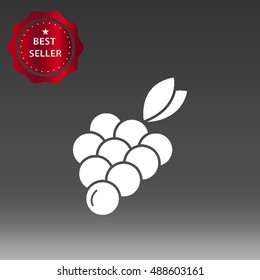 Grapes Vector Icon Illustration