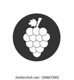 grapes vector icon illustration sign