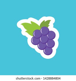 grapes vector icon, vector outline