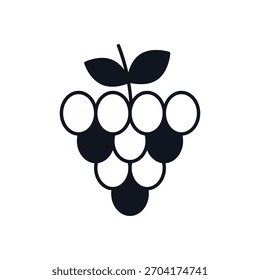 Ilustração de stock do ícone Vetor de Uvas