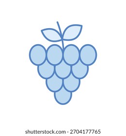 Icono de Vector de uvas ilustración de stock