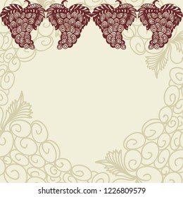 Grapes. Vector illustration