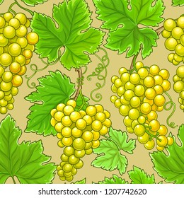 grapes vector pattern