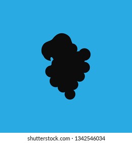 grapes wine icon vector