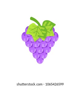 grapesicon vector. grapessign on white background. grapesicon for web and app