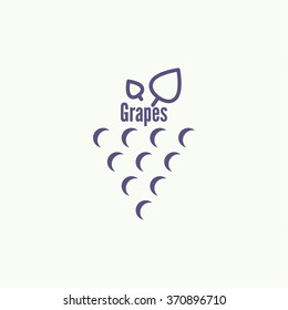 Grapevine leaves icon.