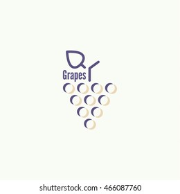 Grapevine leaves icon. 