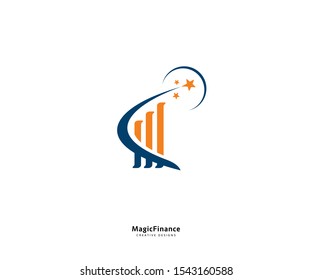 Graph Advisors Logo - Magic Finance. Financial Dreams Logo