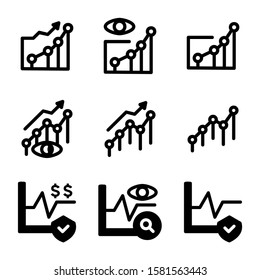 graph analysis icon isolated sign symbol vector illustration - Collection of high quality black style vector icons
