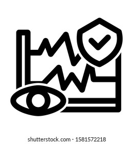 graph analysis icon isolated sign symbol vector illustration - high quality black style vector icons
