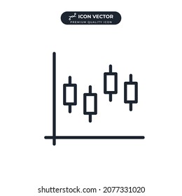 Graph analytics icon symbol template for graphic and web design collection logo vector illustration